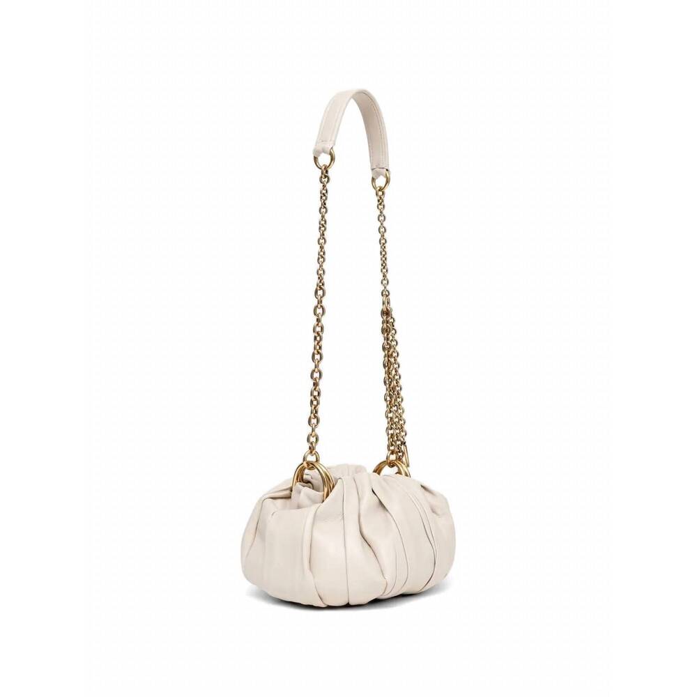 NEW CHLOE women's plisse shoulder bag in milk - Picture 2 of 4
